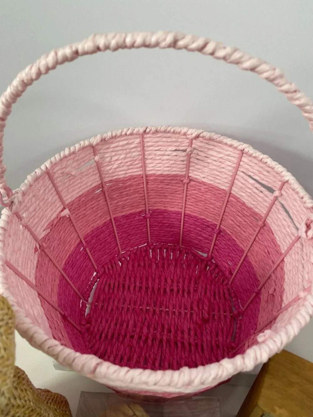 Ashland Easter Home/Tabletop Decor with pink basket